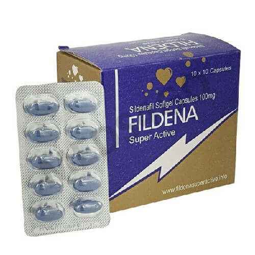 Fildena Super Active 100mg – Fast-Acting Capsules for Men