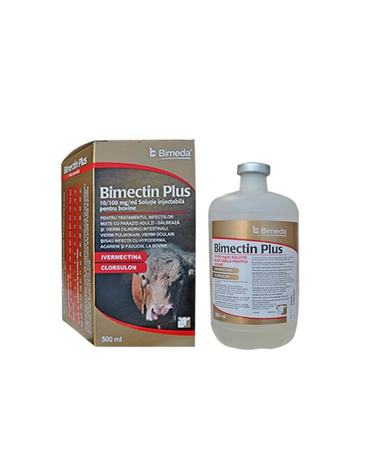 BIMECTIN PLUS 250/500 ML - Injectable Antiparasitic Solution - Kartoon Boutique - BIMECTIN PLUS 250/500 ML - Injectable Antiparasitic Solution