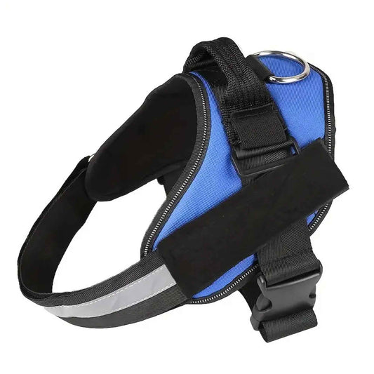 Blue Dog Harness - Size L | Stylish & Comfortable for Your Pet